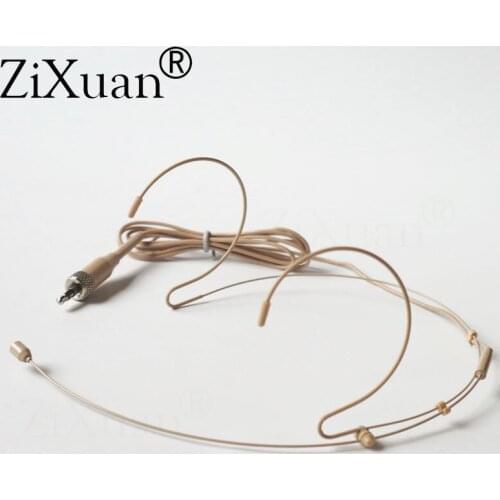 Mini Condenser Cardioid Head Wearing Wired Headset Microphone for Sennheiser Wireless Mic Interview Speech Sing Recording System