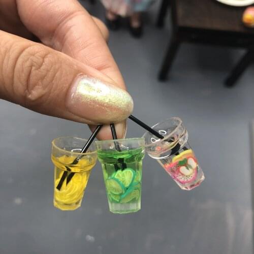 Dollhouse Miniature Mini food for blyth Tea cup Play 1/6 bjd Dollhouse Kitchen Toys for barbi Play Dollhouse Dolls Accessories