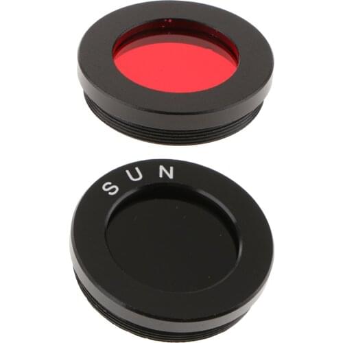 Telescope Filter Set Red Black Film for Astronomy Photography Accessory Moon Star Nebula Deep Sky Onservation 1.25"/31.75mm