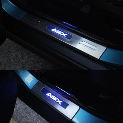 FOR Mitsubishi ASX 2011-2015 Welcome Pedal Scuff Plate Door Sill Cover car styling auto accessories