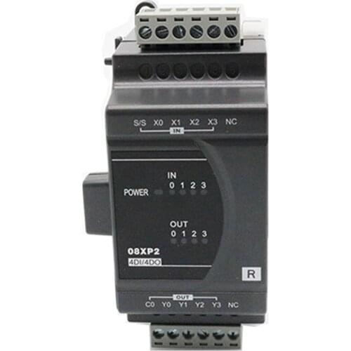 New Original DVP08XP211R PLC Extension Module 8 Point 4DI 4DO Relay DC Power 100% Test Good Quality
