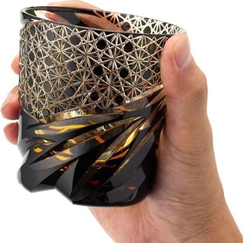 Manual Crystal Glass Whiskey Glass Beer Glass Cocktail Glass Glass Cup Wine Glasses Cold Water Cups Glass Creative Gift Cup