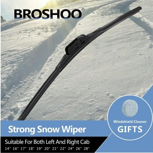 Snow Car Wiper Blade U Hook Natural Rubber Winter Windshield Windscreen Wiper 14"16"17"18"19"20"21"22"24"26"28" Car Accessories