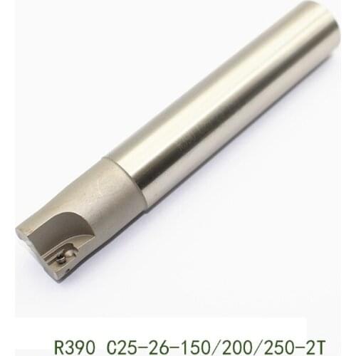 1pc R390 C25-26-150-2T R390 C25-26-200-2T R390 C25-26-250-2T carbide milling holder top mill cutting high quality material