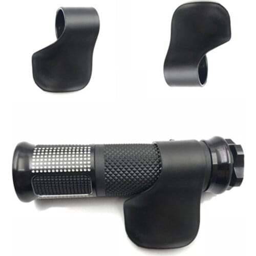 7/8" 1" 25mm 22mm Motorcycle Handlebar Hand Grip Handgrip Throttle Boss Control Cruiser Universal