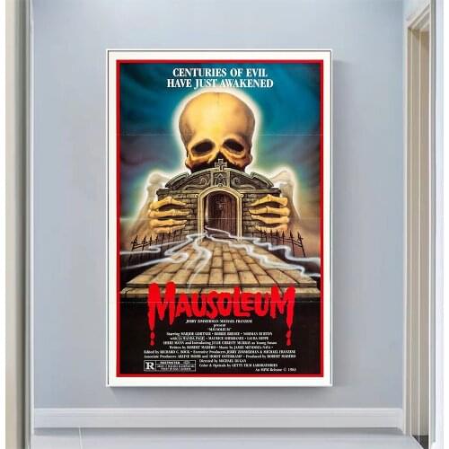 V2005 Mausoleum Vintage Classic Movie Wall Silk Cloth HD Poster Art Home Decoration Gift