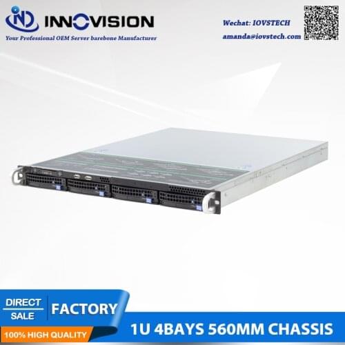 Stable huge storage 4 bays 1u hotswap rack NVR NAS server chassis S15604