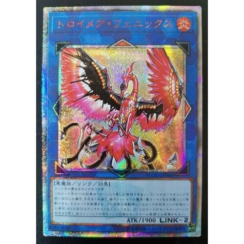 Yu-Gi-Oh! 20SER Anniversary DIY Flash Card Knightmare Phoenix Yugioh Game Collection Cards