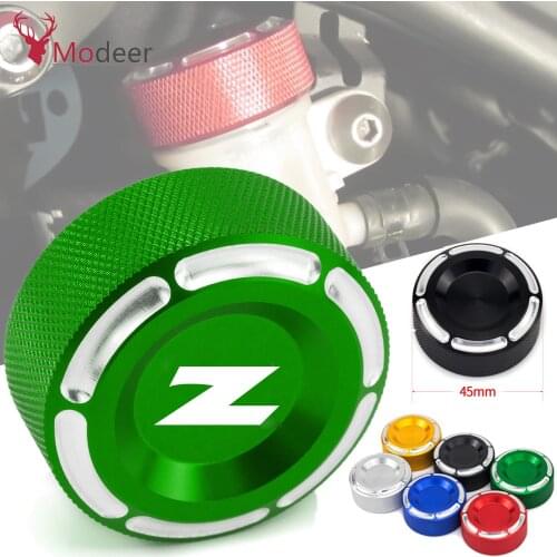 Motorcycle Rear Brake Fluid Reservoir Tank Oil Cap Cover For Kawasaki Z750 Z1000 /ABS Z1000SX Z900 Z250 Z650 Z800 Z 750 650 900