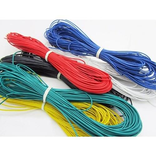 1meter Red+1meter Black Silicon Wire 16AWG Heatproof Soft Silicone Silica Gel Wire Cable 252/0.08 16# high temperature wire