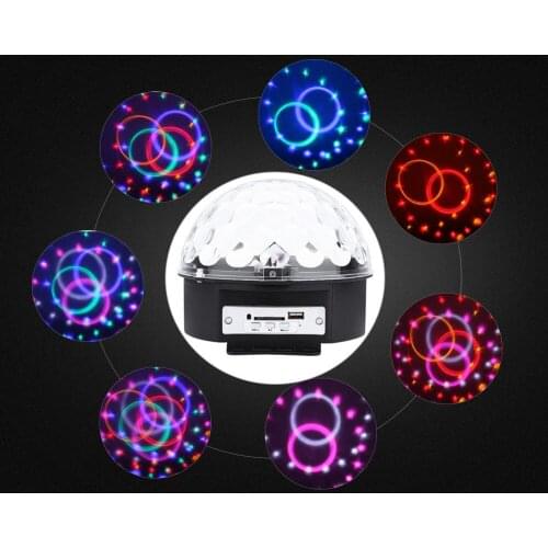 10- 25W 6PCS Premium Sound Control RGB LED Magic Crystal Ball STAGE PARTY CLUB STUDIO BAR THEATRE CYCLORAMA PROJECTIONS LIGHTING