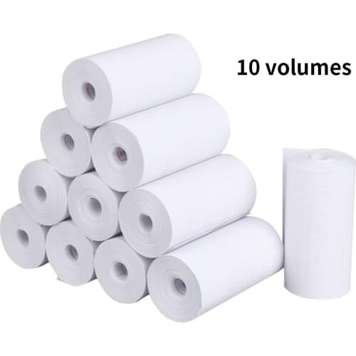 10/20/30/40/50 rolls Thermal Paper Label Paper for POS Cash Registers Mini Thermal Printer 57*30mm carta termica