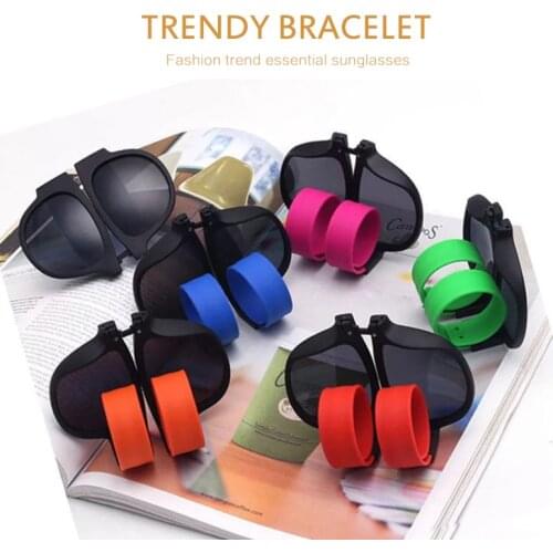 2021 Universal Cycling Sunglasses Bicycle Accessories Outdoor Essential Wrist Folding Glasses Sports Equipment Glasses Wholesale