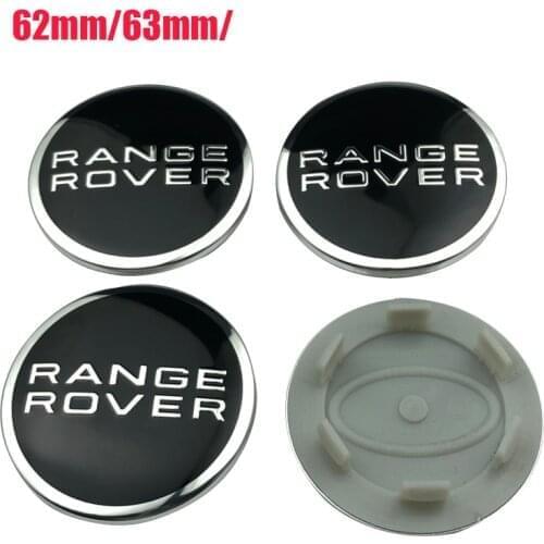 4PCS/Lot 62mm Car-Styling Wheel Center Cap Hub Rim Car Logo Emblem Badge Car-Covers For Land Rover RANGE ROVER Evoque Discovery