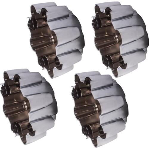 4x Chrome Center Wheel Hub Cover Caps For Ford F-250 F-350 Super Duty 1999-2005