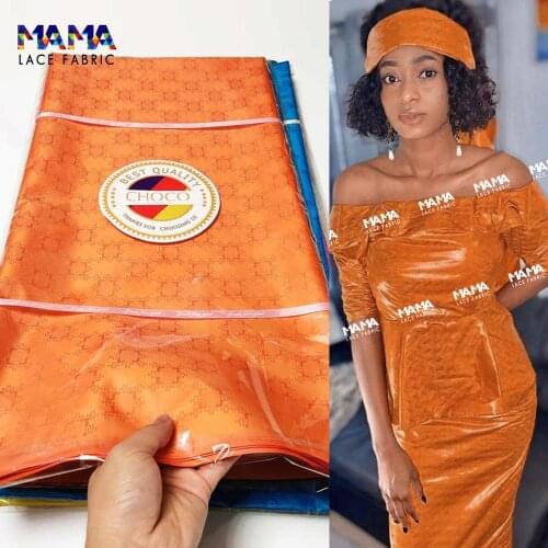 5 Yards Bazin Riche Bridal Dress Material Embroidery Lace Fabrics African For DIY 100% Cotton Bazin Riche 2021 Nouveau Fabric