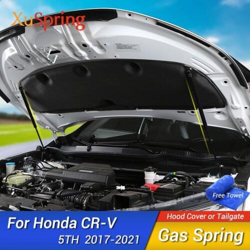 Car Refit Bonnet Hood Cover Lifting Support Hydraulic Rod Car-accessories For Honda CRV CR-V 2017 2018 2019 2020 2021