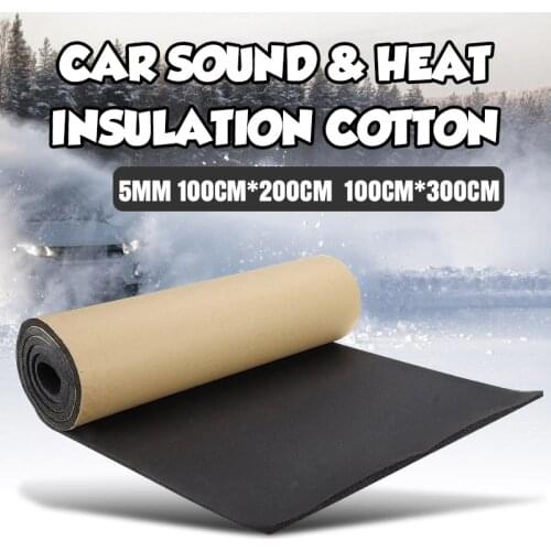 100x200CM 100x300CM 5MM Car Sound Proofing Deadening Truck Anti-noise Sound Insulation Cotton Heat Closed Cell Foam