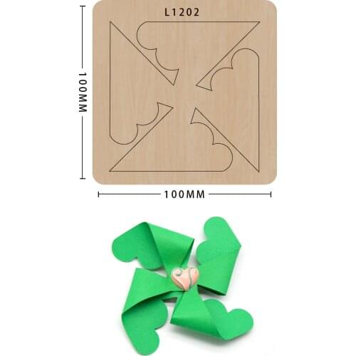 Wood Mold Die Scrapbooking Cutting Dies Handmade Mold For Card Package Windmill Suitable For Big Shot Machines