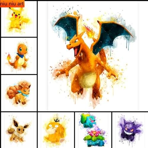 DIY Anime Full Diamond Embroidery Diamond Mosaic Diamond Painting Cross Stitch Kits Home Decoration Christmas