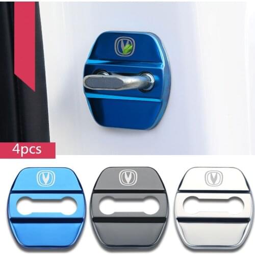 FLYJ 4PCS Car Door Lock Buckle cover car accessories interior Door Lock cover protector For CHANGAN CS15 CS35 CS55 CS75 CS95