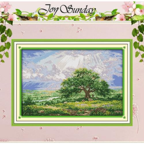 The wishing tree Patterns Counted Cross Stitch DIY 11CT 14CT Cross Stitch Set Wholesale Cross-stitch Kits Embroidery Needlework