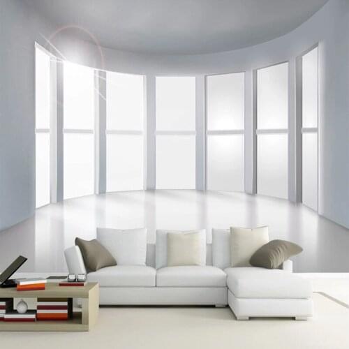 Custom Photo Wall Paper 3D Stereo Window Space Expansion Mural Living Room TV Modern Simple Decor Self-Adhesive 3D Wall Stickers