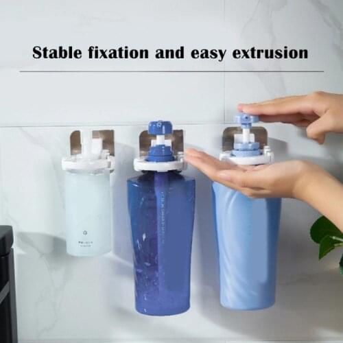 Brand NEW Bathroom Organizer Wall Mounted Shampoo Bottle Shelf Shower Gel Rack Liquid Soap Holder Self Adhesive Shelves Hanger