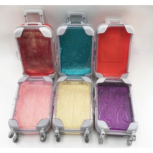 Wholesale False Eyelashes big suitcase Packaging Box Lash Boxes Custom Your Logo Lashes Case Empty Makeup Eyelash Storage