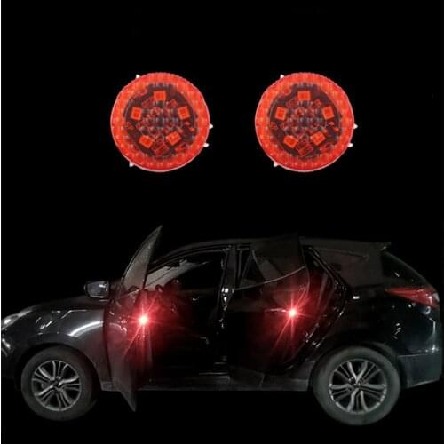Car Door Opening Warning Lights Wireless Magnetic design Strobe Blinking Anti-head collision Safety lamps Decoration Light