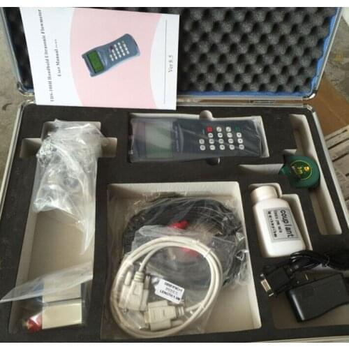 TDS-100H S2 sensor digital Handheld Ultrasonic Flow Meter/Flowmeter DN15-100mm