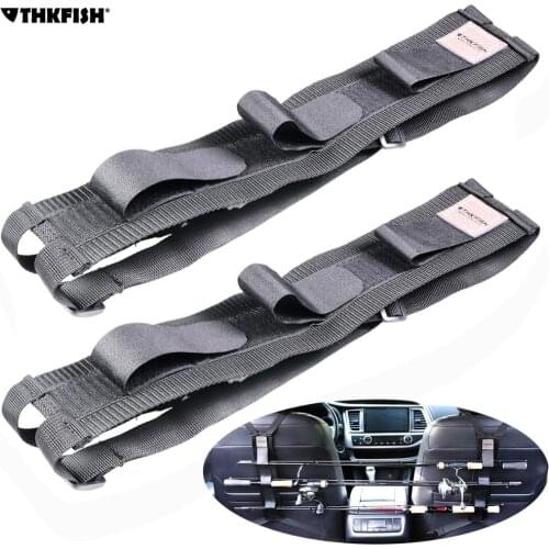 Thkfish 2pcs Fishing Rod Holder Adjustable Fishing Rod Carrier Holder Seat For SUV Vehicle Fishing Tackle Accessory