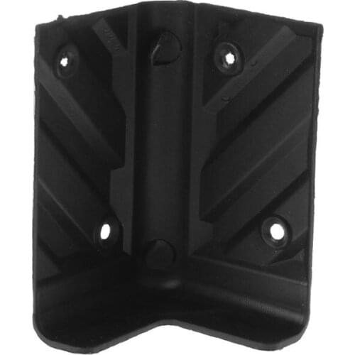 4PCS Speaker Corners Plastic Right Angle Rounded Protector Guitar Amplifier Stage Cabinets Accessories Replacement Black