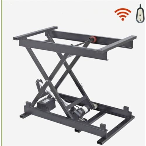 Smart custom home accessories Wired wireless electric lift coffee table dining table hardware folding iron frame