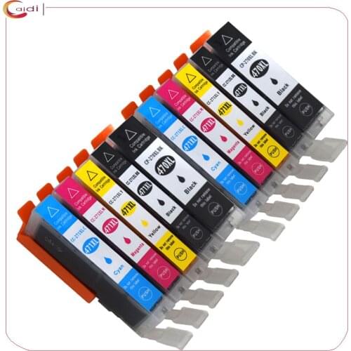 10Pack PGI-470 CLI-471 pgi470 cli471 470 471 Compatible Ink Cartridge For Canon PIXMA MG5740 MG6840 TS5040 TS6040 Printer