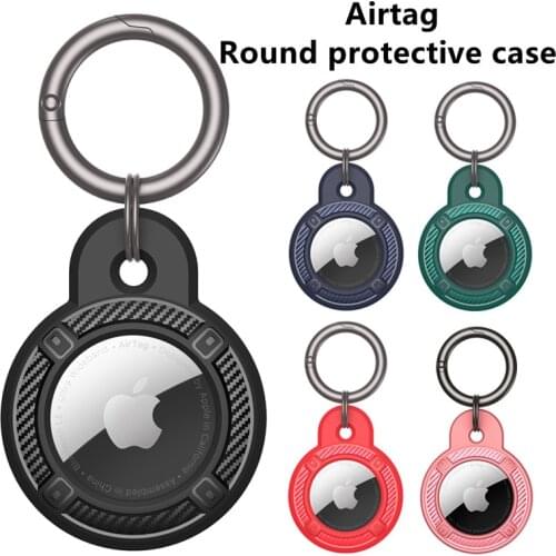 High Quality Pet Collar Anti-Lost Anti-Scratch Shockproof Protective Case For Apple AirTag Locator Tracker Device Keychain Cover