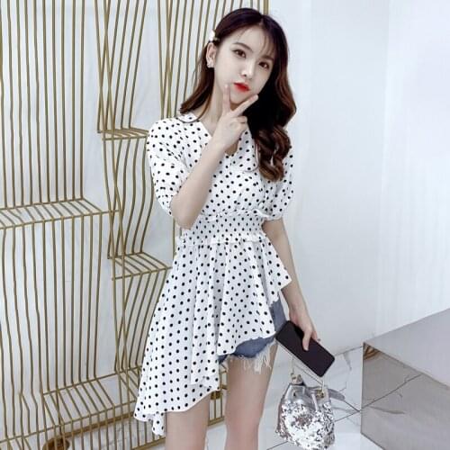 Xinliangyi Polka Dot Blouses