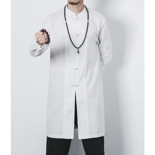 Yeqedu Men's Long Trench Coats