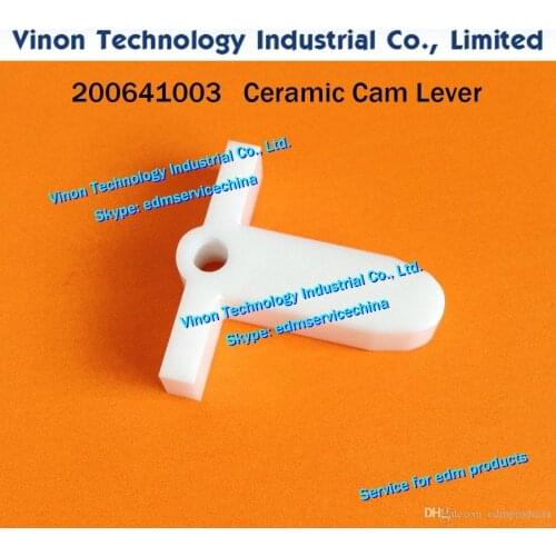 1pc) 200641003 edm Ceramic Cam Lever C676 for ROBOFIL 2030,4030,6030 Cam lever ceramic 200.641.003 CHARMILLES CNC WIRE CUT PART