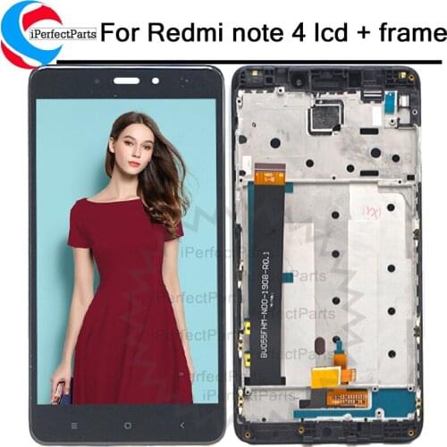 5.5"For Xiaomi Redmi Note 4 MediaTek LCD Display and Touch Screen Panel For Redmi Note4 Note 4 MTK LCD Spare Parts+Tools