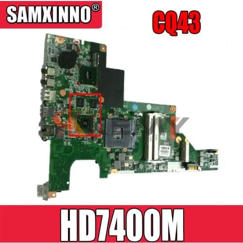 646670-001 646672-001 for HP CQ43 431 631 Laptop Motherboard HM65 DDR3 HD 7400 M video card 100% test work