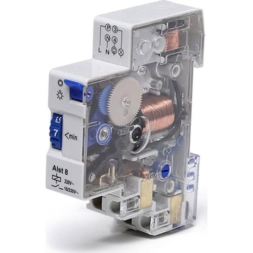 ALST8 7 Minunutes Staircase Din Rail Time Switch TIMER