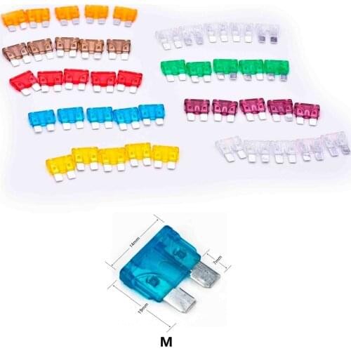 1A/2A/3A/5A/7.5A/10A/15A/20A/25A/30A/35A/40A/50A CAR FUSE M size for most German EU brand cars