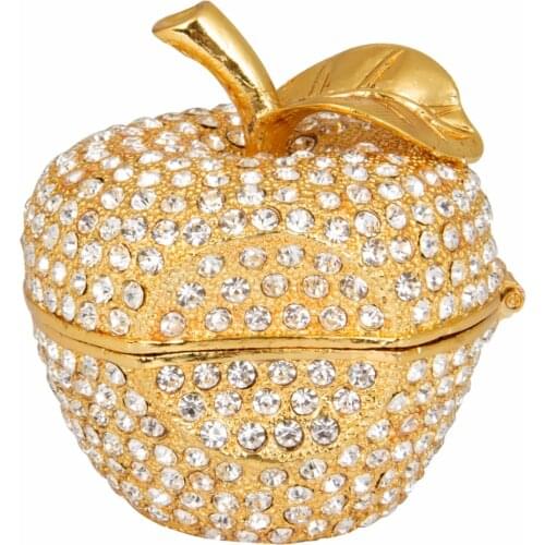 FLETCHER brand metal material Golden Diamond Apple craft and souvenir for home decor