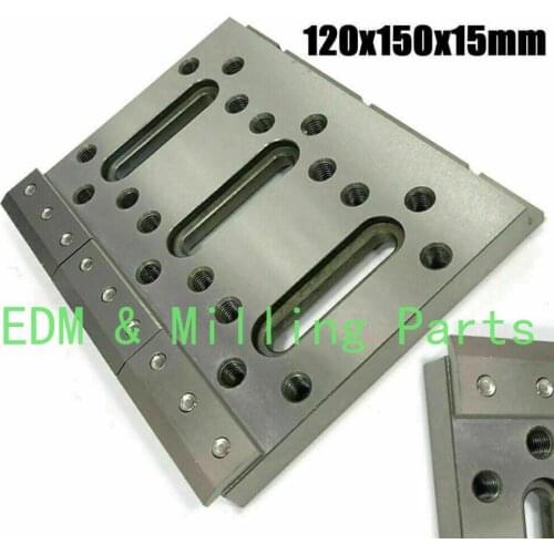 CNC Wire EDM Fixture Board Stainless Jig Tool Leveling For Clamping And Level EDM 120x150x15mm