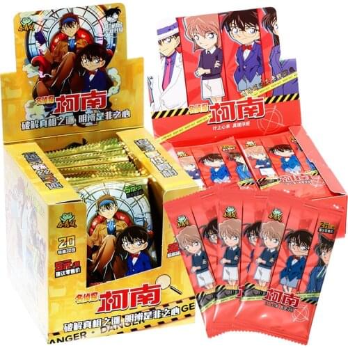 Detective Conan Collection Cards 20/30 packs/ box Game Card Toys For Kids Child Birthday Gift Figure