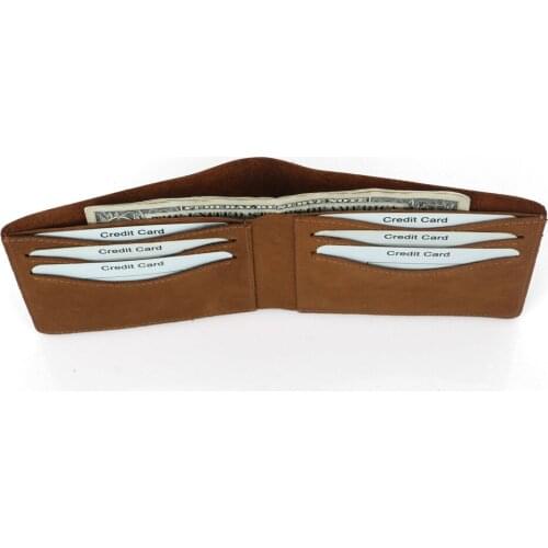 100% Genuine Leather Wallet Male Credit Card Case RFID Blocking Bank ID Card Holder Luxury Wallet High Quality Porte Carte