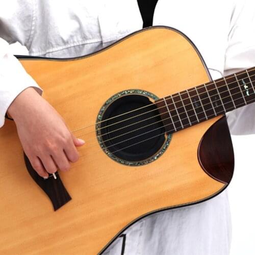 Guitar Sound Hole Cover Lightweight Portable Music Block Soundhole Mufflers Cover Elements for Classic Folk Guitar