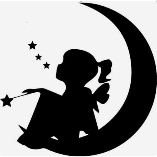 Moon GirlShape Metal Cutting Die DIY For Scrapbooking Decoration Crafts