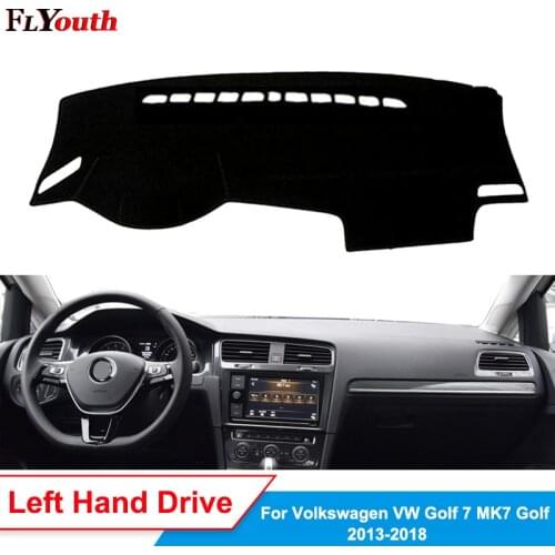 For Volkswagen Golf 7 MK7 Golf 2013 2014 2015 2016 2017 2018 Golf7 Car Dashboard Cover Dash Mat Dash Pad Carpet Anti-UV Non-slip